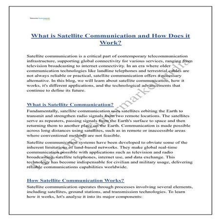 What is Satellite Communication and How Does it Work.pdf