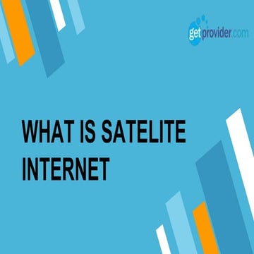 What is Satelite Internet