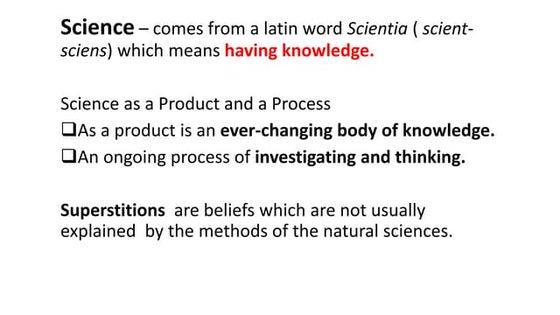 Chapter 1 - Introduction to Chemistry | PPT