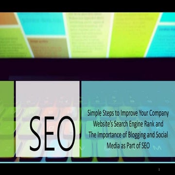 A basic guide to SEO