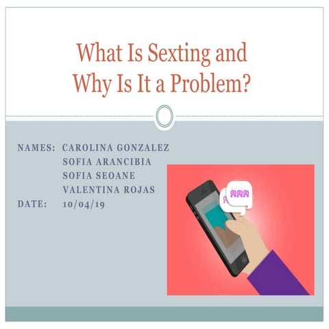 What is sexting | PPT