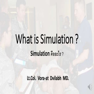 ACTEP2014: What is simulation