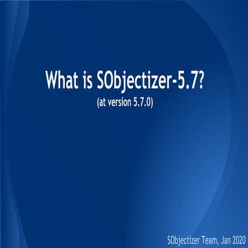 What is SObjectizer 5.7 (at v.5.7.0)