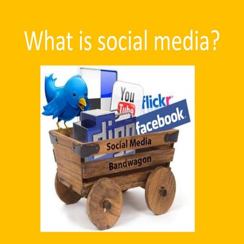 What is social media