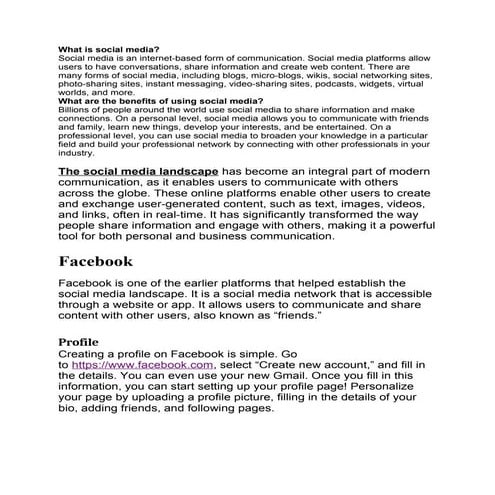 What is social media.docx by which We can do any thing