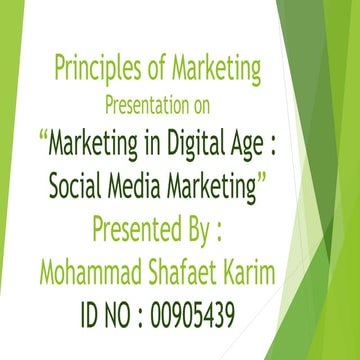 What is social media marketing