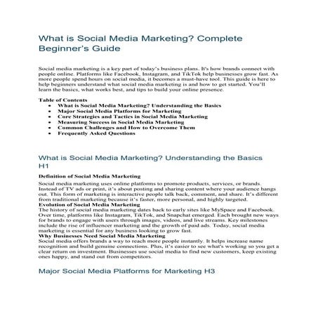 What is Social Media Marketing? Complete Beginner’s Guide