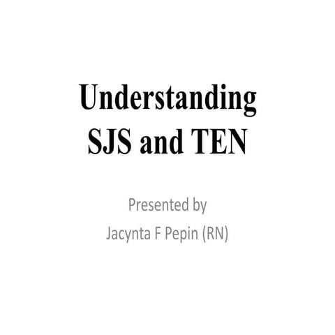 What is stevens johnson syndrome?