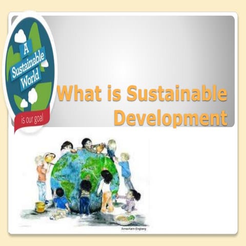 What is sustainable development