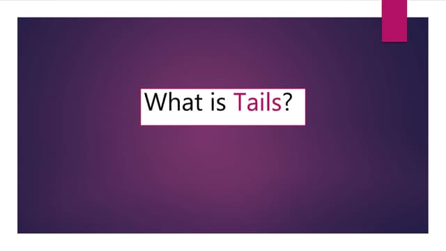 What is Tails OS ?