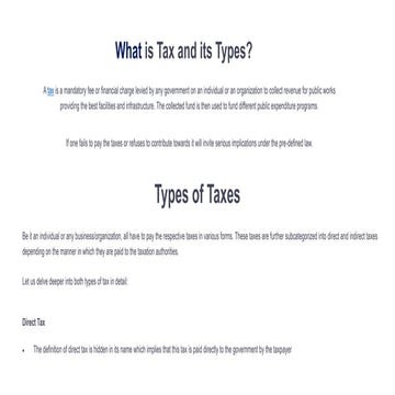 What is Tax and its Types.pptx