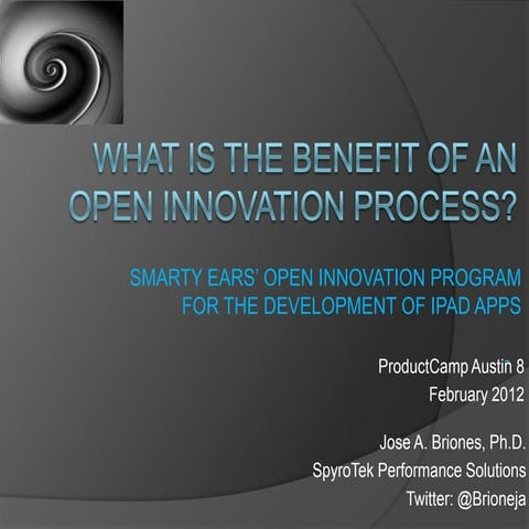 What is the Benefit of an Open Innovation Process?