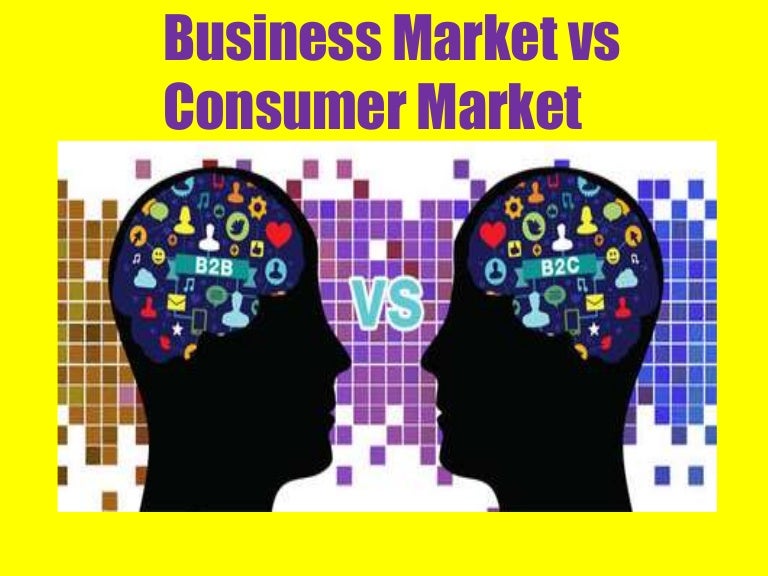 What is the business market, and how does it differ from the consumer…