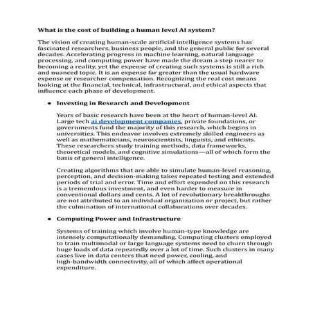 What is the cost of building a human level AI system.pdf