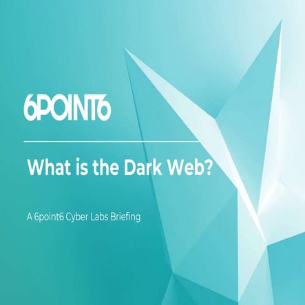 Demystifying the Dark Web