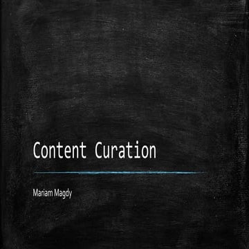 e Learning Content curation