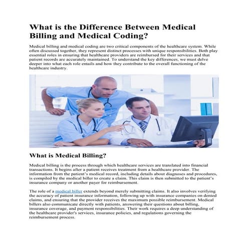 What is the difference between medical billing and medical coding.pdf