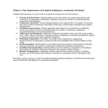 What is The Importance of English Editing in Academic Writing.docx