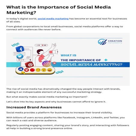 What is the Importance of Social Media Marketing.pdf
