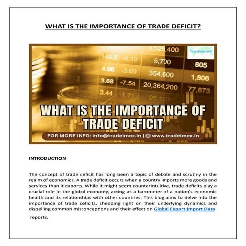 WHAT IS THE IMPORTANCE OF TRADE DEFICIT.pdf