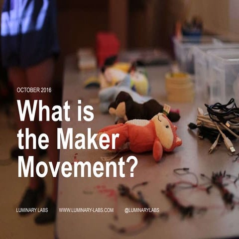 What is the maker movement?