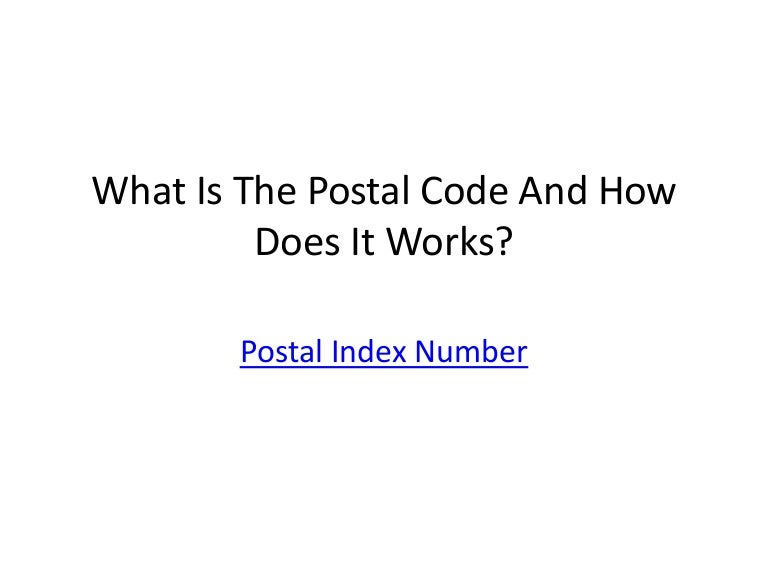 Postal code of india