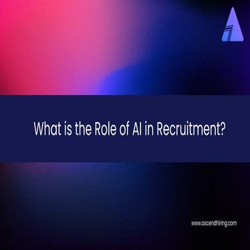 What is the Role of AI in Recruitment - Cinntra