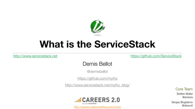 What is the ServiceStack?