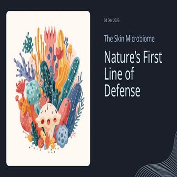 microbial ecology of human skin | PPTX