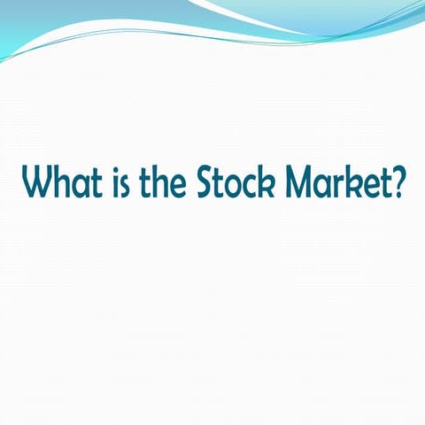 What is the stock market