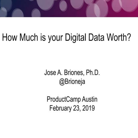 What is the value of your Data v3.0.pptx