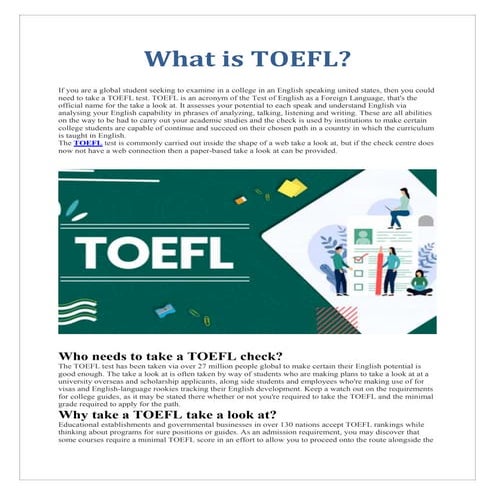 TOEFL | PDF