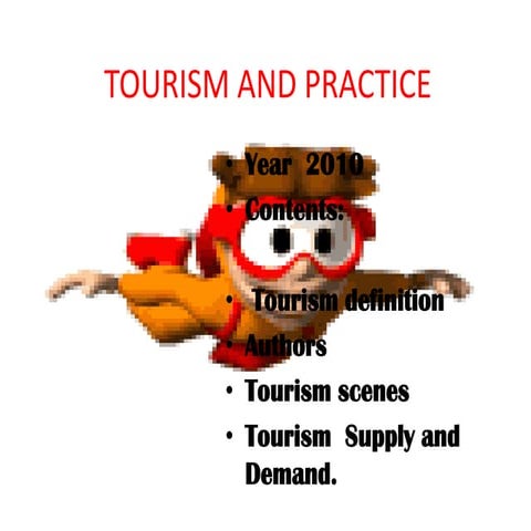 What is tourism final presentation