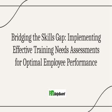 Gaps Assessment for Human Resources | PPTX