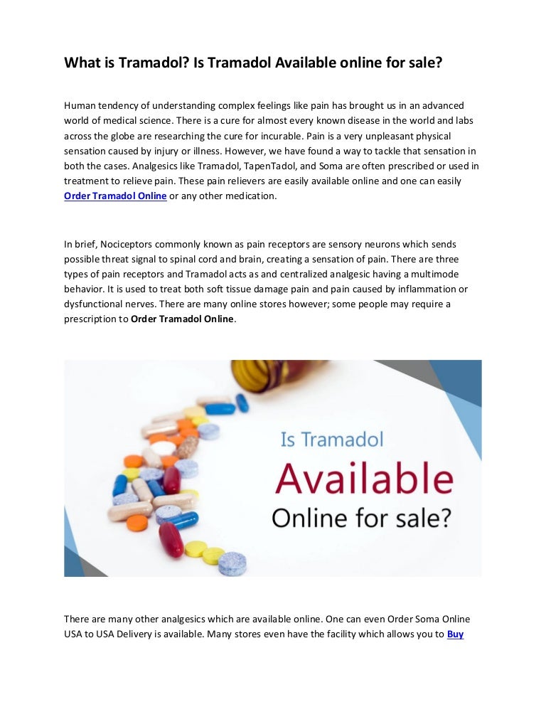 Tramadol For Sale Online