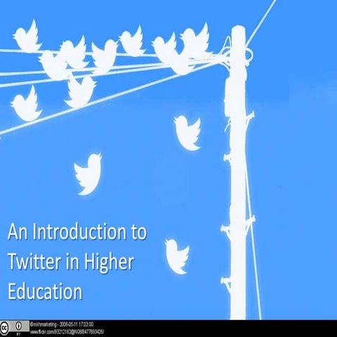 An Introduction to Twitter in Higher Education 