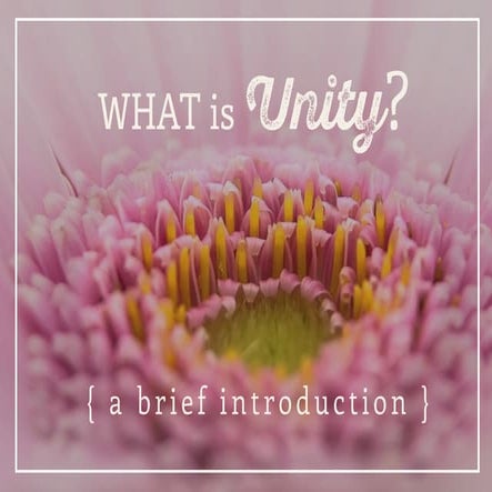 What is Unity?