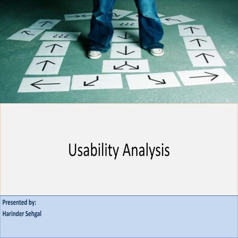 What is usability analysis