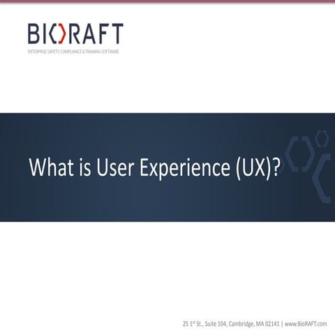 What is UX? | PPT