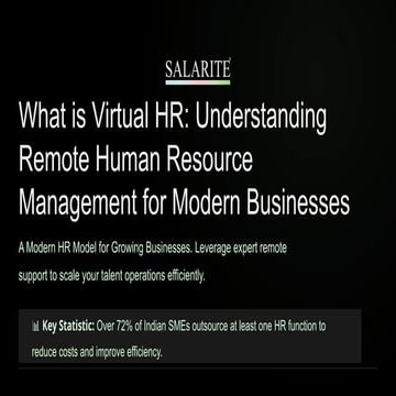 What Is Virtual HR? Meaning, Benefits, and Use Cases Explained | PPTX
