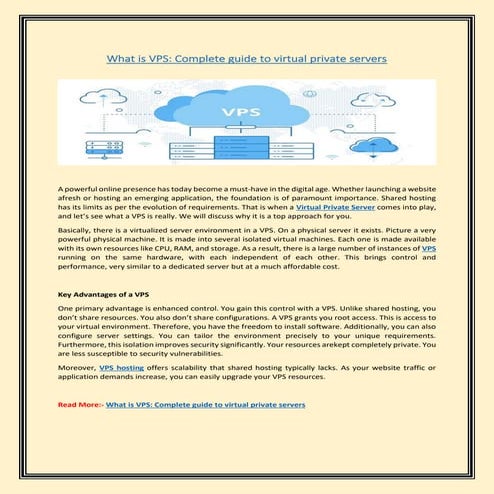 What is VPS: Complete guide to virtual private servers