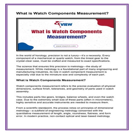 What is Watch Components Measurement?.pdf