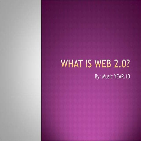 What is web 2.0