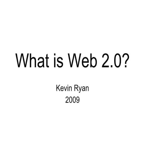 What Is Web 2