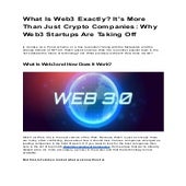 What Is Web3 Exactly