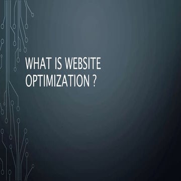 website optimization