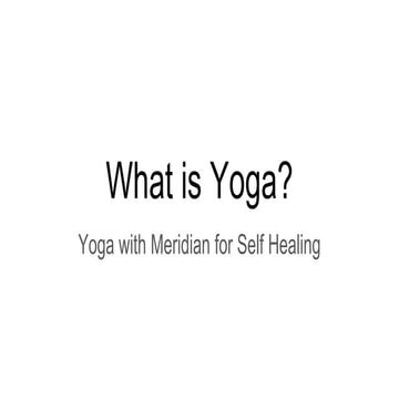 What is yoga 