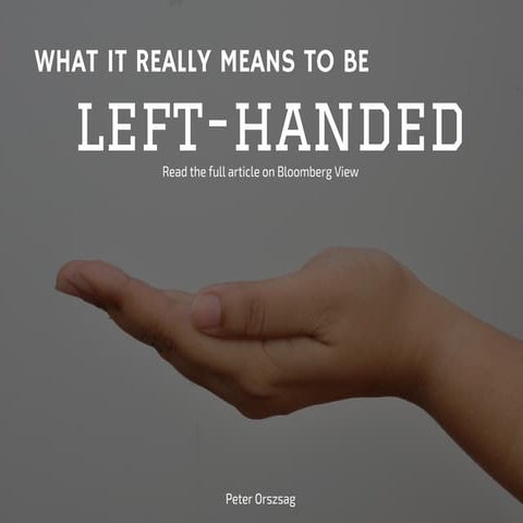 What It Really Means To Be Left-Handed