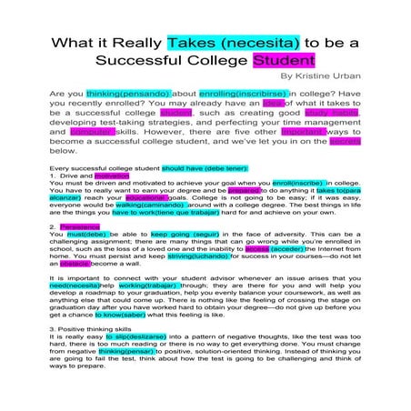 What it really takes to be a successful college student ramírez sánchez monts...