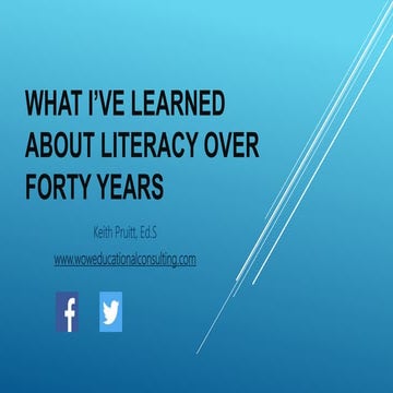 What i've learned about literacy in 40 years